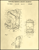 Backpack Patent on Parchment