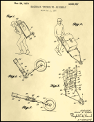 Trundling Backpack Patent on Parchment