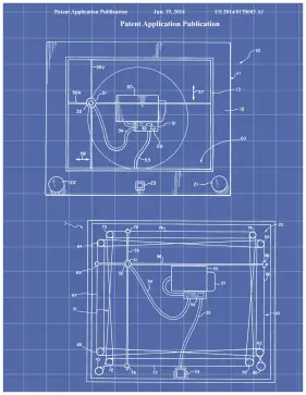 Etch-A-Sketch Patent on Blueprint Printable Patent