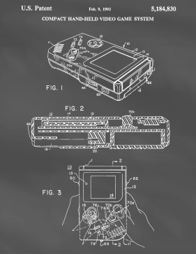 Gameboy Patent on Blackboard Printable Patent