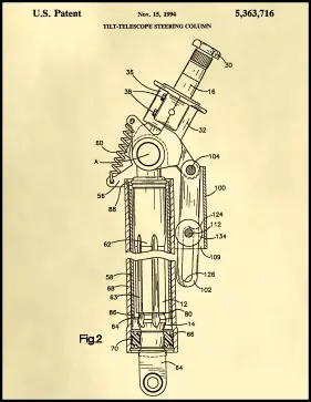 Telescope Patent on Parchment Printable Patent