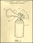 Air Horn Patent on Parchment