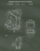 Backpack Patent on Chalkboard