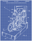 Bike Simulation Patent on Blueprint
