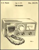 CB Radio Patent on Parchment