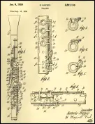 Clarinet Patent on Parchment
