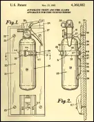 Fire Extinguisher Patent on Parchment