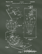 Phonograph Greeting Card Patent on Chalkboard