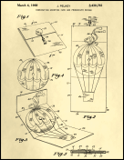 Phonograph Greeting Card Patent on Parchment