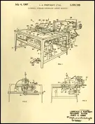 Sewing Machine Patent on Parchment