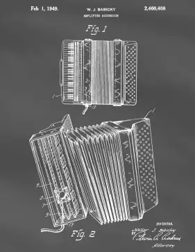 Accordion Patent on Blackboard Printable Patent