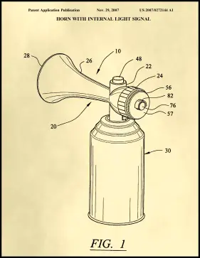 Air Horn Patent on Parchment Printable Patent