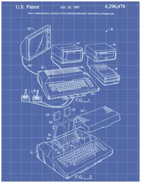 Atari Patent on Blueprint Printable Patent