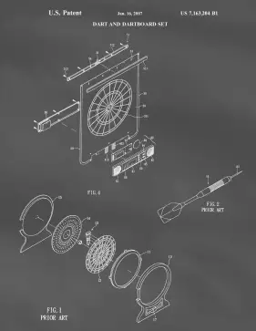 Dartboard Patent on Blackboard Printable Patent