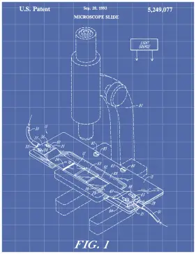 Microscope Patent on Blueprint Printable Patent