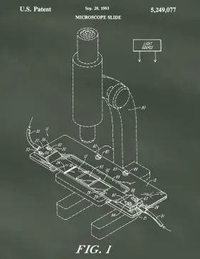 Microscope Patent on Chalkboard Printable Patent