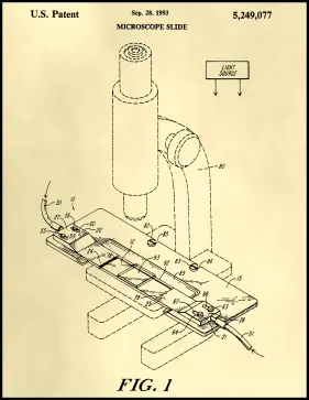 Microscope Patent on Parchment Printable Patent