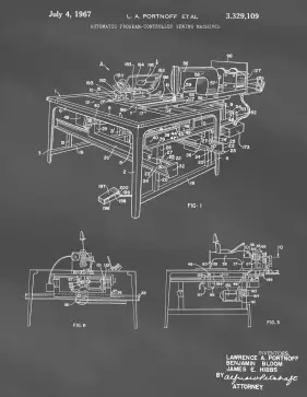 Sewing Machine Patent on Blackboard Printable Patent