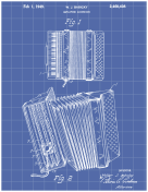 Accordion Patent on Blueprint