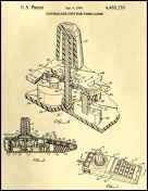 Atari Joystick Patent on Parchment
