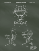 BBQ Patent on Chalkboard