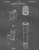 Battery Microphone Patent on Blackboard Report Template