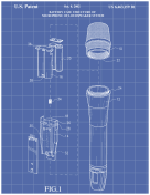 Battery Microphone Patent on Blueprint Report Template