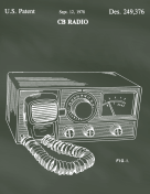 CB Radio Patent on Chalkboard