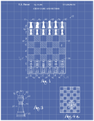 Chessboard Patent on Blueprint
