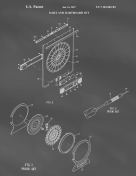 Dartboard Patent on Blackboard
