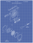 Dartboard Patent on Blueprint