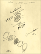 Dartboard Patent on Parchment Report Template