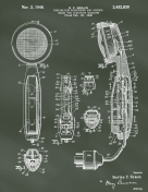 Dictaphone Patent on Chalkboard