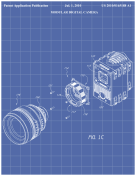 Digital Camera Patent on Blueprint