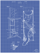 Disappearing Toilet Patent on Blueprint