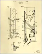 Disappearing Toilet Patent on Parchment