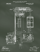 Elevator Patent on Chalkboard Report Template