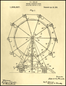 Ferris Wheel Patent on Parchment Report Template