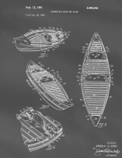 Kayak Canoe Patent on Blackboard