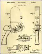 Movie Camera Patent on Parchment