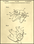 N64 Controller Patent on Parchment