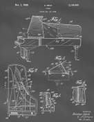 Piano Patent on Blackboard