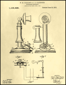 Rotary Telephone Patent on Parchment