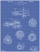 Trumpet Mute Patent on Blueprint