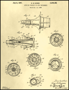 Trumpet Mute Patent on Parchment
